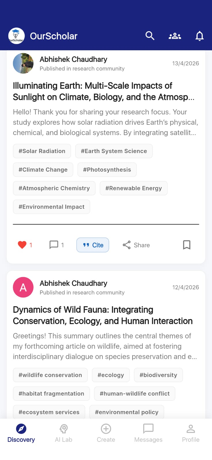 Mobile App UI